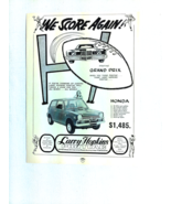 1971 Ad Larry Hopkins Pontiac, Sunnyvale, Cal. We Score Again! - $166.20 MXN