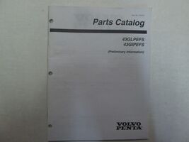 Volvo Penta 43GLPEFS 43GIPEFS Preliminare Informazioni Parti Catalogo 7797477 - $20.11