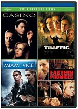 Casino / Traffic / Miami Vice / Eastern Promises (DVD 4-Disc) NEW - £8.57 GBP