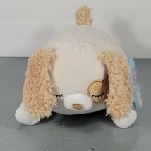 Squishmallow HTF 7.5&quot; Harrison Dog Hug Mees Laying Ivory Plush BNWT Target Exc - £12.07 GBP