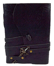 5" x 7" Black Embossed leather w/ key & cord - $1,760.53 MXN