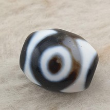 3 ojos patrón único himalaya ágata tibetana dzi amuleto de cuentas #34 - $745.73 MXN
