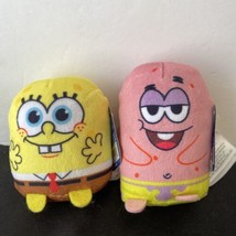 SpongeBob SquarePants /Patrick Starfish Mini Plush Set Of 2 NEW - £10.35 GBP