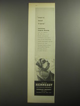 1956 Hennessy Cognac Ad - Man's best friend - £14.90 GBP