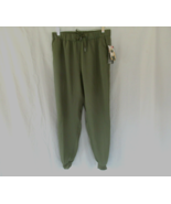 Avia pants jogger commuter Small green pull on elastic waist  New - $15.63