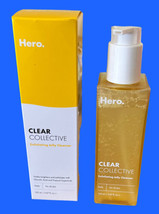 Hero Clear Collective Exfoliating Jelly Cleanser Glycolic Acid Face Wash NIB - £11.67 GBP