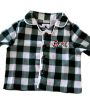 DISNEY Mickey Donald Duck Flannel Top Sleepwear Embroidered Kids Baby Si... - $128.71 MXN