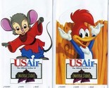 4 USAIR Universal Studios Ticket Jacket Woody Woodpecker JAWS King Kong - $35.60