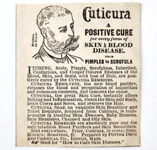 1884 Potter Cuticura Skin Medicine Victorian Advertisement Quack Medical... - $368.12 MXN