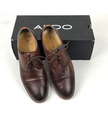 Aldo Caefca Men&#39;s Oxford Lace-Up Shoes Brown Leather - €37,86 EUR