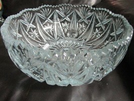 American Brilliant Footed Bowl Saw Borders - £96.80 GBP