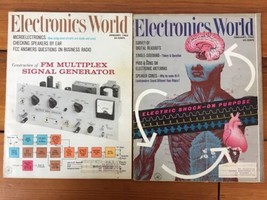 Vintage Lot 9 1963 Electronics World Magazine Computer Sci-Fi Radio Atom... - £97.89 GBP