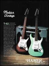 Hamer 1993 Modern Vintage Traditional T-62 Guitar advertisement 8 x 11 ad print - £3.38 GBP