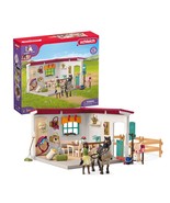 Schleich Horse Club  85-Piece Tack Room Playset, Toy Horse Stable Extens... - £71.20 GBP