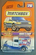 1998 Matchbox Ford Model A #76 White Delivery Truck Toy Show Hershey, PA... - £10.19 GBP
