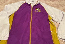 LSU Tigers track jacket windbreaker Medium - £28.39 GBP