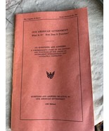 Our American Government 175 Questions 1967 U.S. 89th Congress - $10.84