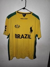 POLO  RALPH LAUREN OCEAN 2011 CHALLENGE BRAZIL #9 CUSTOM FIT T-SHIRT XL - $27.16