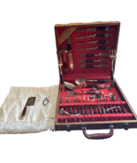 Vintage Bangkok Jewelry Factory 33-pc  Metal Flatware Set - $59.40