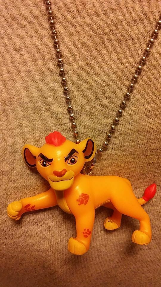 Lion King Kion Figure Necklace Novelty Disney Cat Collectible - £7.98 GBP