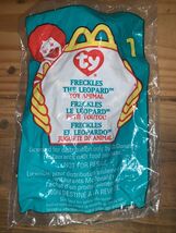 1999 Freckles The Leopard Teenie Ty Beanie Baby 1993 error  tag McDonald... - $5.94