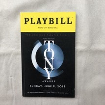 Tony Awards official 73rd annual Broadway Playbill 2019 host James Corde... - $9.89