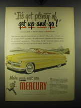 1949 Mercury Cars Ad - It&#39;s got plenty of get-up-and-go - $18.49