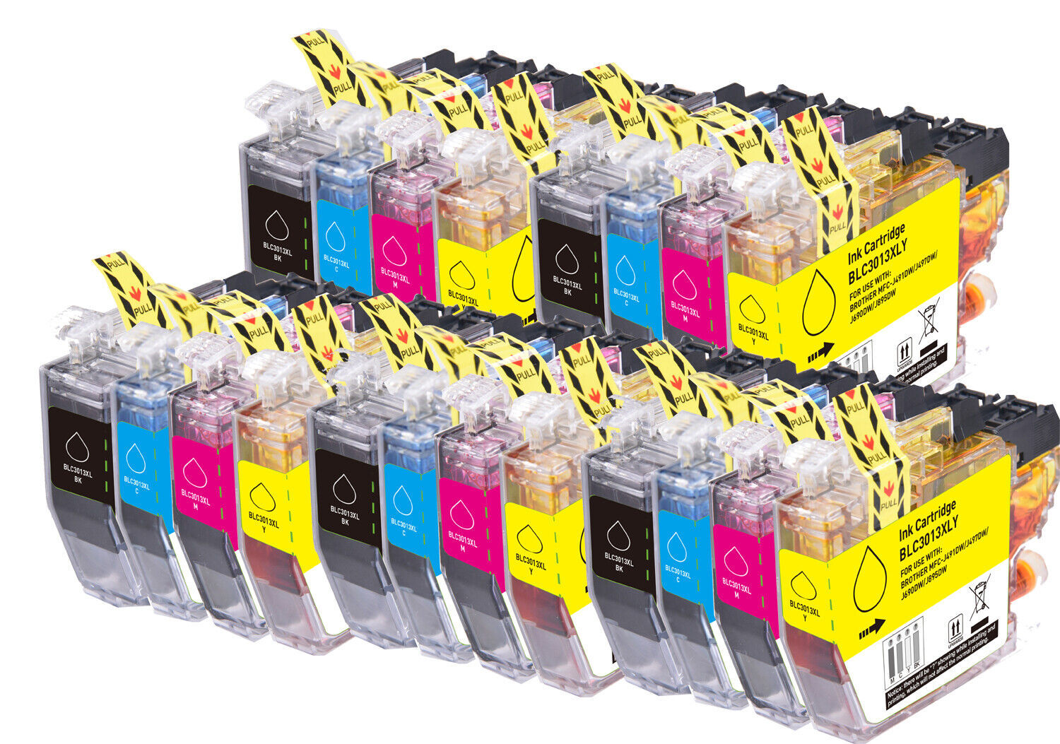 20P Xl Printer Ink Fits Brother Lc3013 Lc3011 Mfc-J491Dw Mfc-J497Dw Mfc-J895Dw
