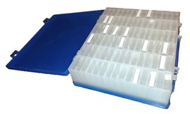 Storage Display Box Case Holds 90 Coins-Milk Cap-Pogs-Slammer Collector - £17.57 GBP