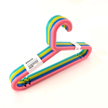 IKEA BAGIS Children's Coat Hanger Pink Green Blue Yellow 13.25" New 004.... - $16.99