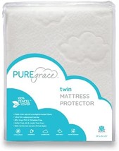 PUREgrace Twin Mattress Protector, Breathable Tencel Cover, Sensitive Skin - £54.34 GBP