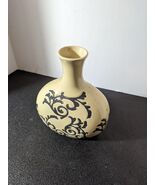 Beige/Black Vase 8&quot; Tall x 6&quot; Wide - €26,75 EUR