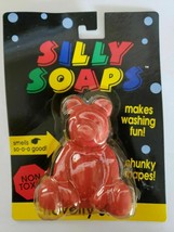 Vintage Silly Soaps Novelty Soap Non Toxic New Old Stock Red Bear U164 - £6.38 GBP