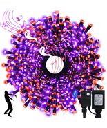 Cadena De Luces Musical Con Sensor 66 FT 400 LED Para Exteriores Casa Na... - $32.62