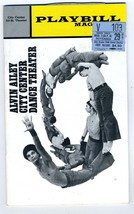 Playbill Alvin Ailey City Center Dance Theatre 1972 + Ticket Stub - $17.80