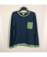 Onia Hudson Colorblock Crew Neck Sweatshirt Sweater Size Medium - £27.46 GBP