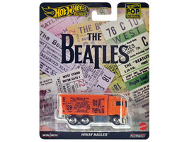 Hiway Hauler Orange w Concert Ticket Graphics The Beatles Pop Culture Series Die - £15.58 GBP