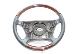 00-06 MERCEDES-BENZ S600 Leather Burl Wood Steering Wheel F3749 - $253.00