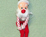 16&quot; Bayersdorfer ELF SANTA Hugger Shelf Sitter CHRISTMAS MADE IN JAPAN - £17.69 GBP