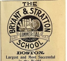 Bryant &amp; Stratton Commercial College 1894 Advertisement Victorian 3 ADBN1jj - $19.99
