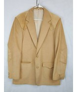 Pioneer Wear Mens Western Cowboy Jacket Blazer Corduroy Suede USA Made S... - £54.91 GBP
