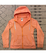 The North Face Orange Full Zip Jacket Hoody Sweatshirt Womens Size Small F2 - £15.58 GBP