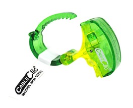 Cable Clic Mini Cable Organizer Green - $1.95