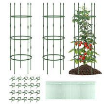 3-Pack Garden Trellis 40 Inch Tall Plant Support Stands with Clips and T... - $2,625.70 MXN