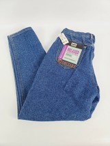 Vintage Womens Size 14 Lee Relaxed Riders Tapered Ankle Blue Jeans NOS - £27.25 GBP
