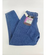 Vintage Womens Size 14 Lee Relaxed Riders Tapered Ankle Blue Jeans NOS - £27.33 GBP