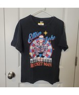 New ELTON JOHN / ROCKET MAN Retro Trendy Graphic T-Shirt Concert - MEDIU... - $14.88 CAD