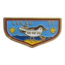 BSA Boy Scout OA Lekau Lodge 77 Order Of The Arrow Hat Pin 1.25&quot; - $7.91