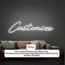 Custom Neon Light Name Signs Personalized LED Wall Decor - $95.99