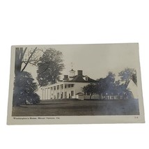 Mount Vernon Mansion Virginia George Washington&#39;s Home 1940s Postcard posted B&amp;W - £2.33 GBP